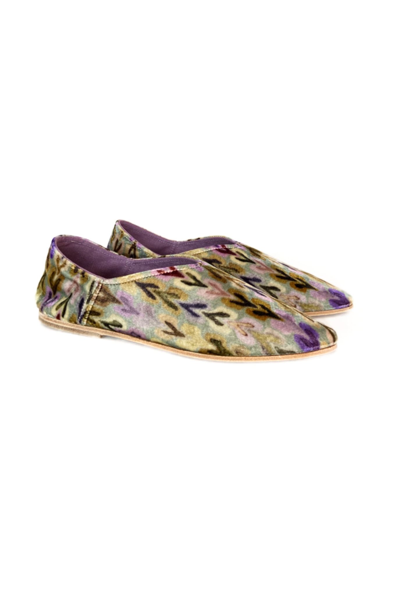 Olive Silk Blend Velvet