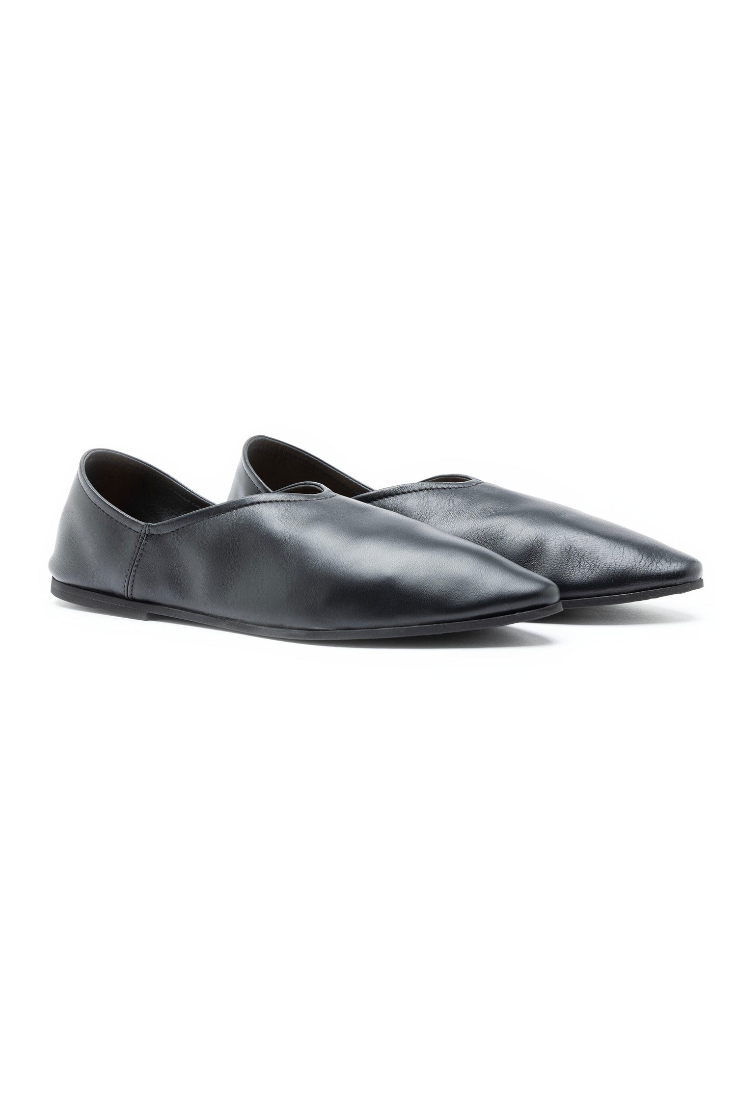Black Leather - City Rubber Sole