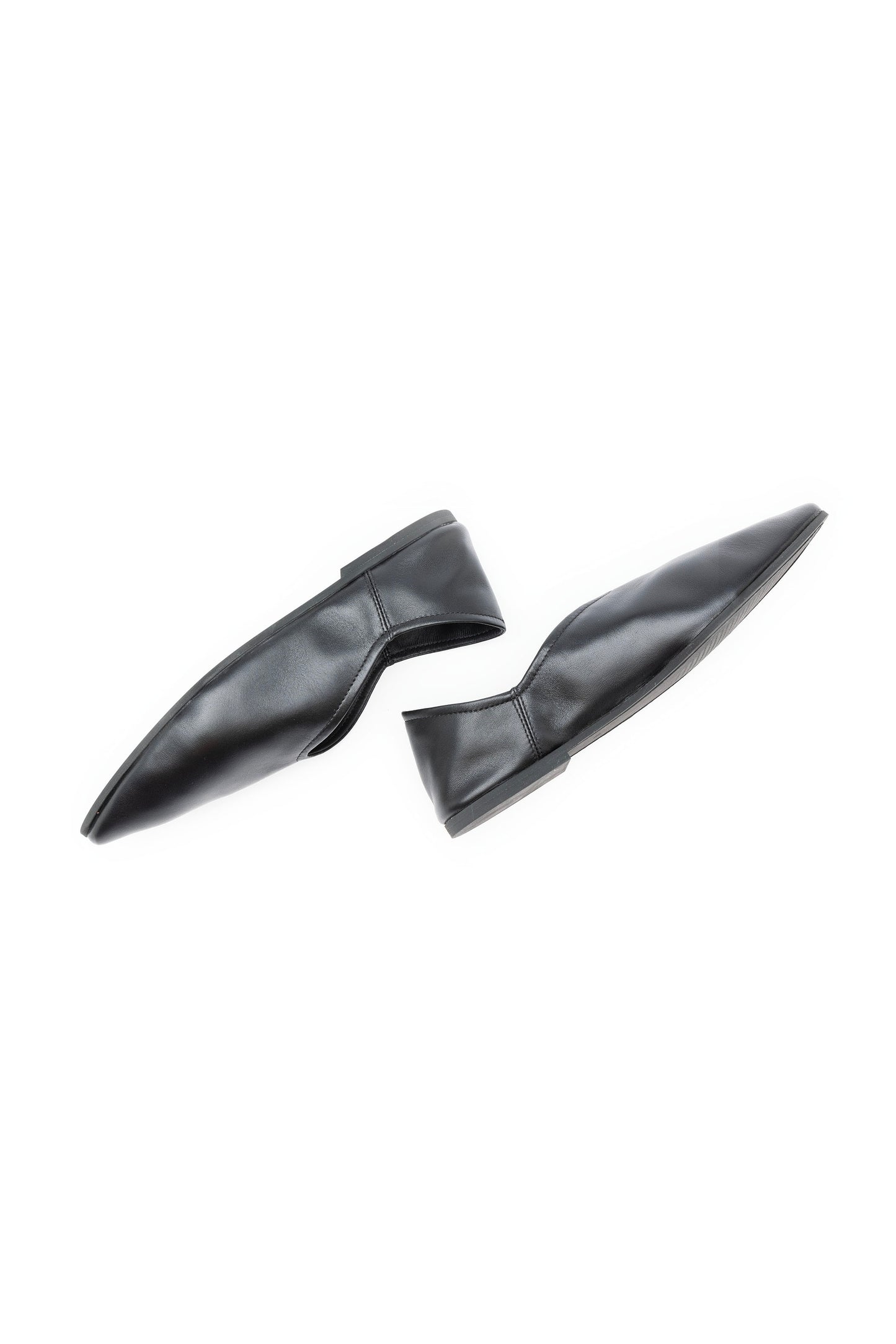Black Leather - City Rubber Sole
