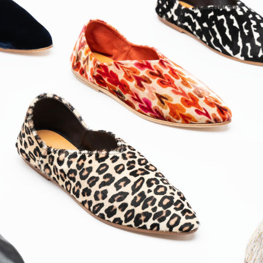 Colorful Moroccan leather slippers inspired by traditional babouches - a blend of history, craftsmanship, and culture