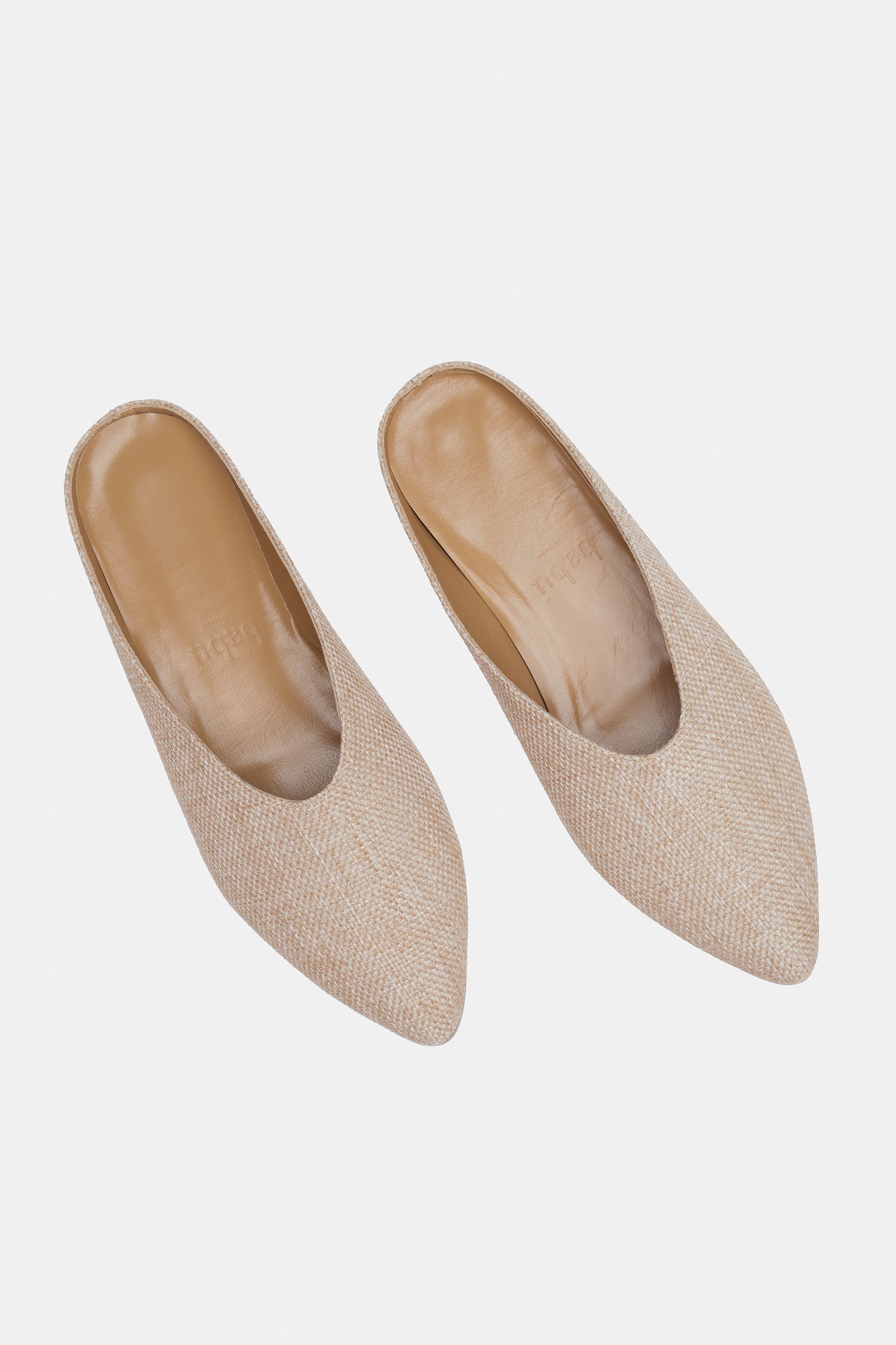 Dune Beige Jute Sabot