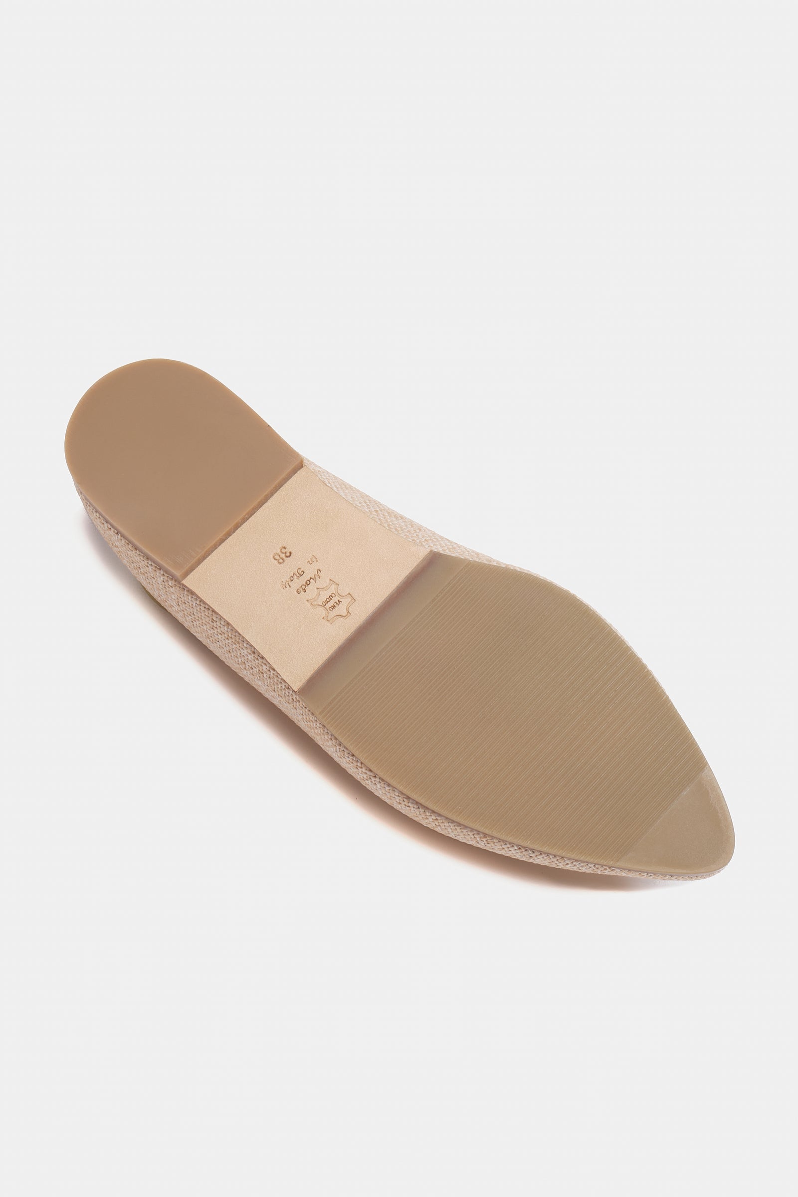 Dune Beige Jute Sabot